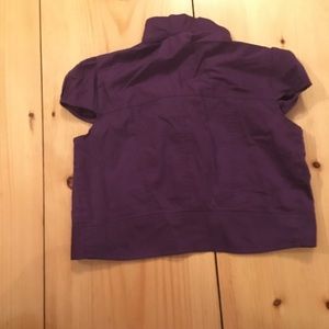 Crop top, button up top